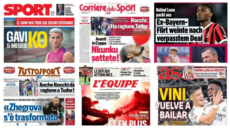 فيفا العرب |أبرز عناوين أغلفة الصحف العالمية: “ريال مدريد يكتسح ليفانتي 4-1 ويؤكد جاهزيته للديربي”