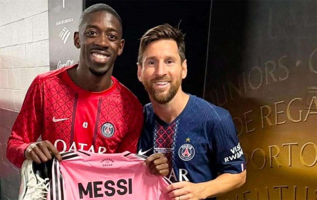 فيفا العرب |ليونيل ميسي يهنئ ديمبيلي بعد تتويجه بالكرة الذهبية 2025