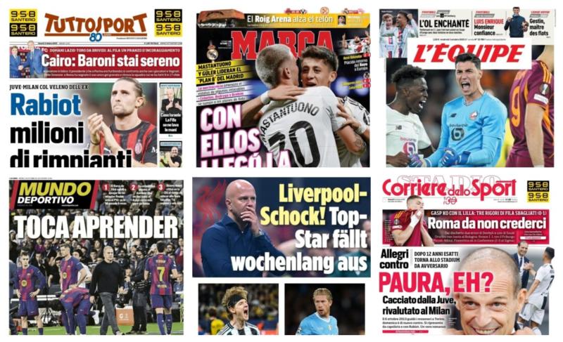 فيفا العرب |أبرز عناوين أغلفة الصحف الرياضية العالمية: “جولر يصنع شراكة مميزة مع مبابي”