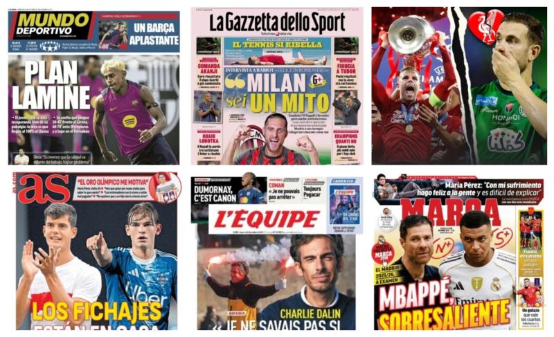 فيفا العرب |أبرز عناوين أغلفة الصحف الرياضية العالمية: “مبابي يتألق وتشابي يراقب كل شيء”