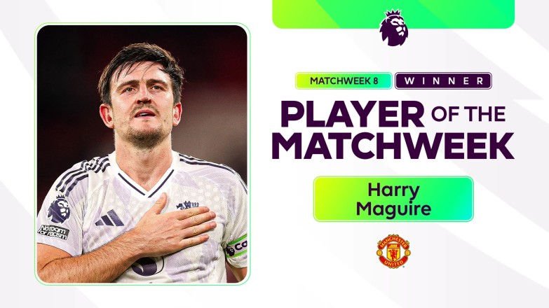 فيفا العرب |هاري ماجواير يتوج بجائزة لاعب الأسبوع في البريميرليج بعد تألقه أمام ليفربول