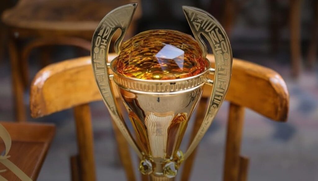 فيفا العرب |تحفة فنية فرعونية تليق بكأس السوبر المصري 2025 بتصميم ذهبي فاخر