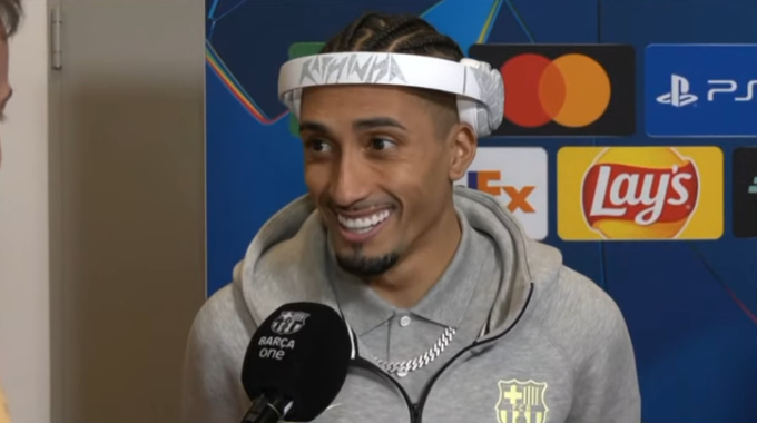 فيفا العرب |رافينيا سيعود لقيادة هجوم برشلونة ويؤكد: “لقب دوري الأبطال هو غايتنا”