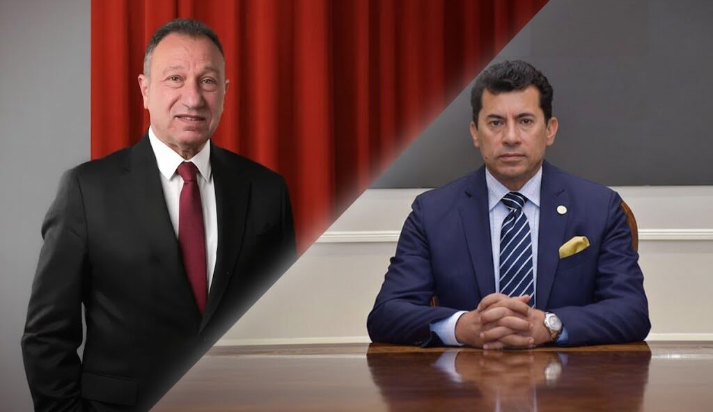 فيفا العرب |وزير الرياضة يُهنئ محمود الخطيب ومجلس إدارة النادي الأهلي الجديد