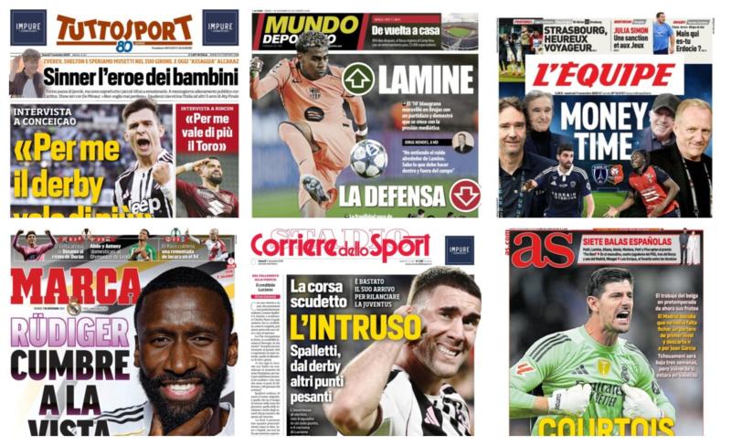 فيفا العرب |أبرز عناوين أغلفة الصحف الرياضية العالمية: “رودريجير عنصر أساسي في دفاع ريال مدريد”