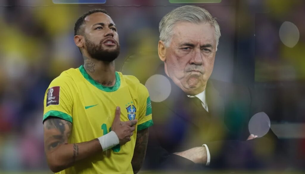 فيفا العرب |أنشيلوتي يضع مستقبل نيمار في كأس العالم رهينة “الجاهزية والحالة الفنية”