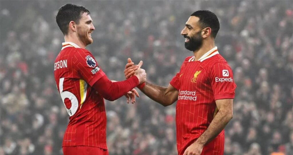 فيفا العرب |روبرتسون: صلاح أسطورة ليفربول الخالدة.. ونأمل في نهاية للأزمة الحالية