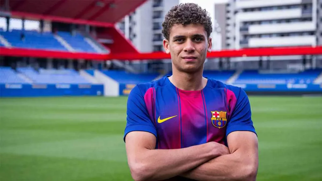 فيفا العرب |أول تعليق من حمزة عبدالكريم بعد توقيعه لبرشلونة ورسالة خاصة للجماهير العربية