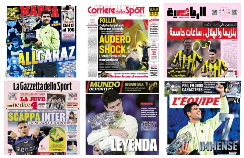 فيفا العرب |أبرز عناوين أغلفة الصحف الرياضية العالمية: “مولد “الأسطورة” ومعجزة البرنابيو”