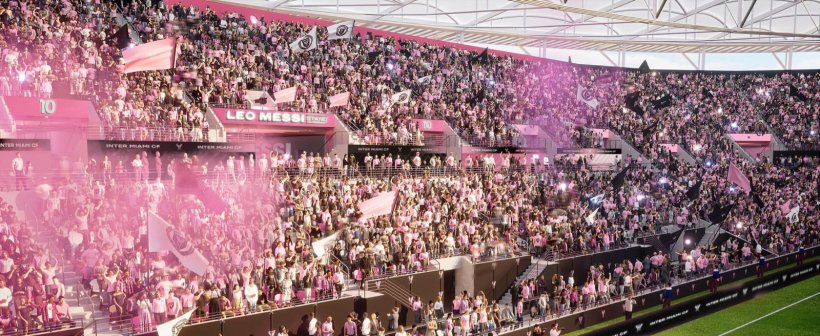 فيفا العرب |إنتر ميامي يطلق منصة تحمل اسم ميسي في ملعبه