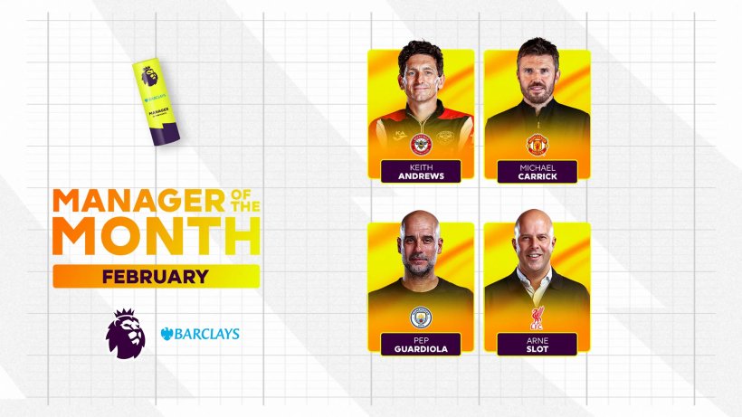 فيفا العرب |قائمة المرشحين لجائزة أفضل مدرب في الدوري الإنجليزي لهذا الشهر