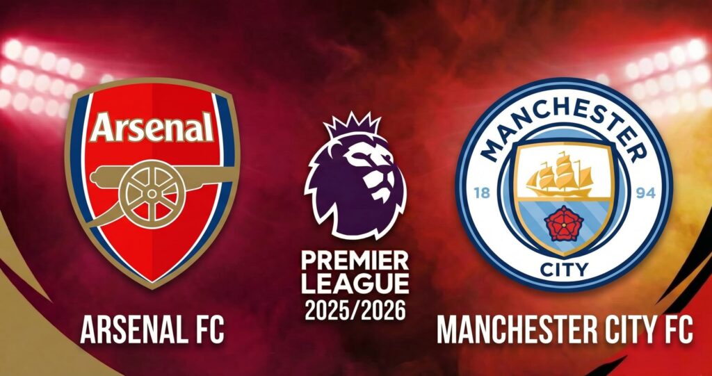 التشكيلة الرسمية لمباراة مانشستر سيتي وأرسنال في الدوري الإنجليزي