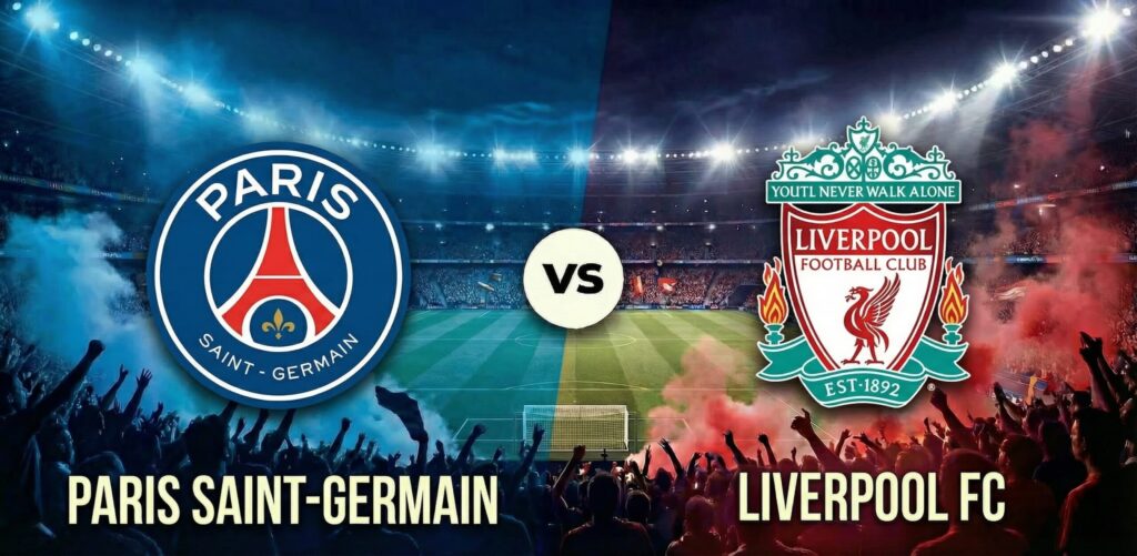 تقديم مباراة ليفربول وباريس سان جيرمان بإياب ربع نهائي دوري أبطال أوروبا 2025/2026