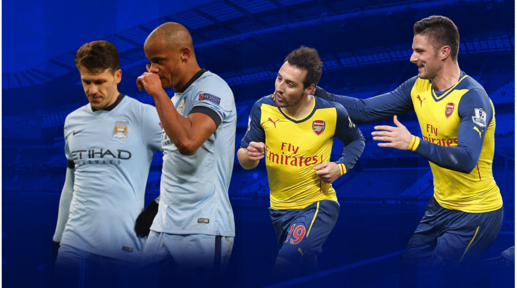 تم الكشف عن كلا التشكيلتين لعام 2015 بعد مرور 11 عامًا على فوز أرسنال الأخير على ملعب الاتحاد