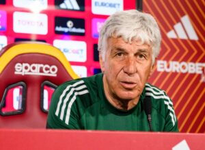 جاسبريني ينهار بالبكاء في المؤتمر الصحفي قبل مواجهة روما وأتالانتا