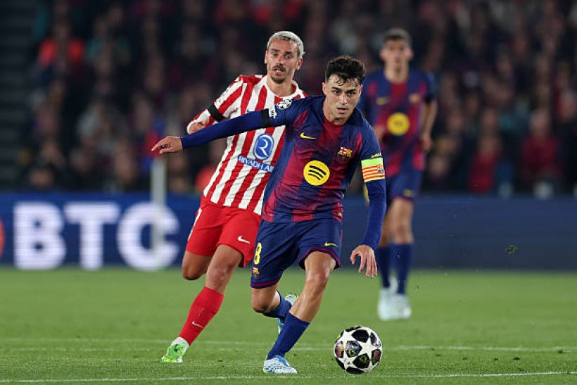 سبب تبديل بيدري خلال مباراة أتلتيكو مدريد